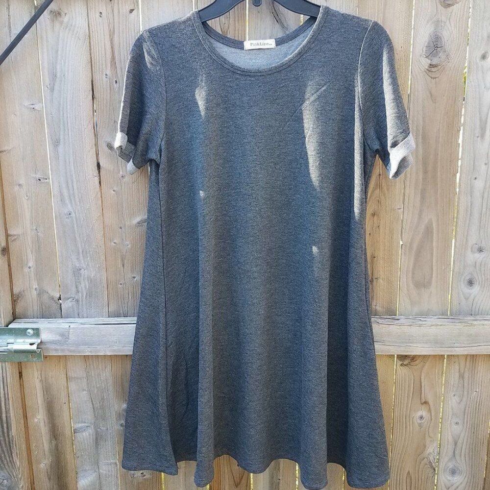 Medium Dress by Pink Line USA Gray Women's